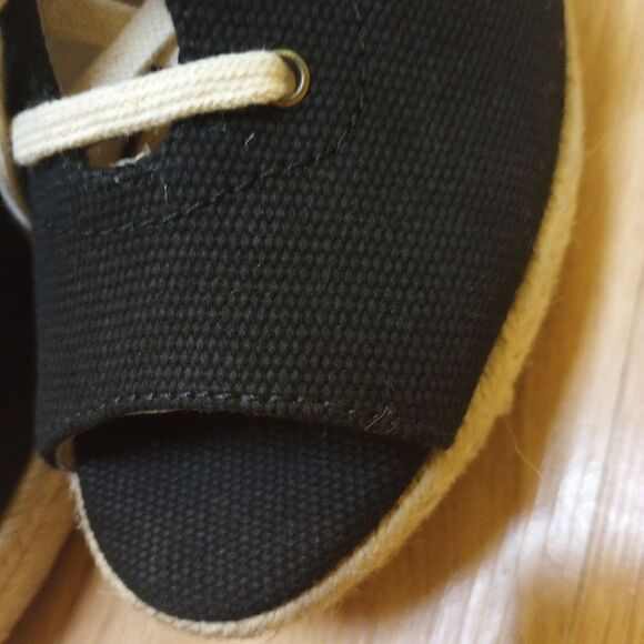 - Steve Madden canvas lace up wedge espadrilles - Picture 3 of 12